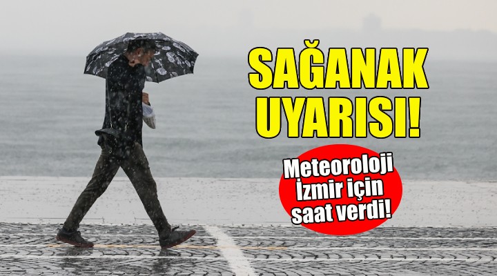 Meteorolojiden İzmir uyarısı!