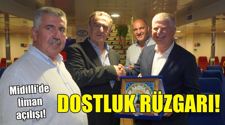 Midilli'de dostluk rüzgarı!