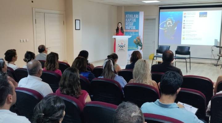 Çiğli’de Atıkları Kaptık, Resif Yaptık semineri gerçekleşti