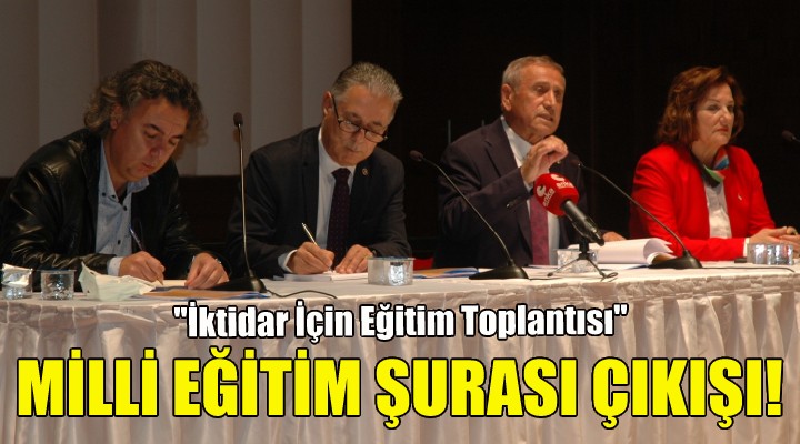 Milli Eğitim Şurası çıkışı!