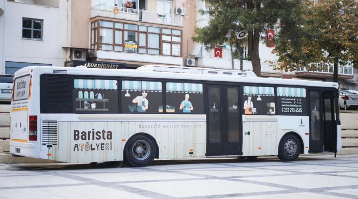 Mobil Barista otobüsünün yeni rotası gençlik merkezleri!