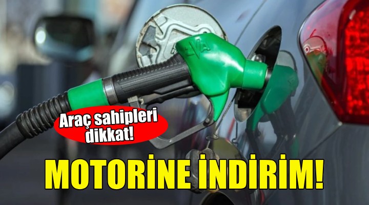 Motorine indirim geliyor!