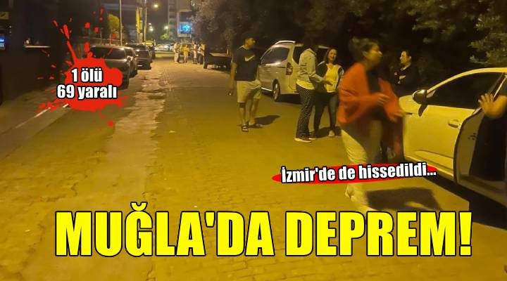 Muğla Marmaris'te 5.8 büyüklüğünde deprem: İzmir'de de hissedildi