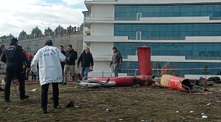 Muğla'da hastaneye çarpan helikopter düştü: 4 can kaybı!