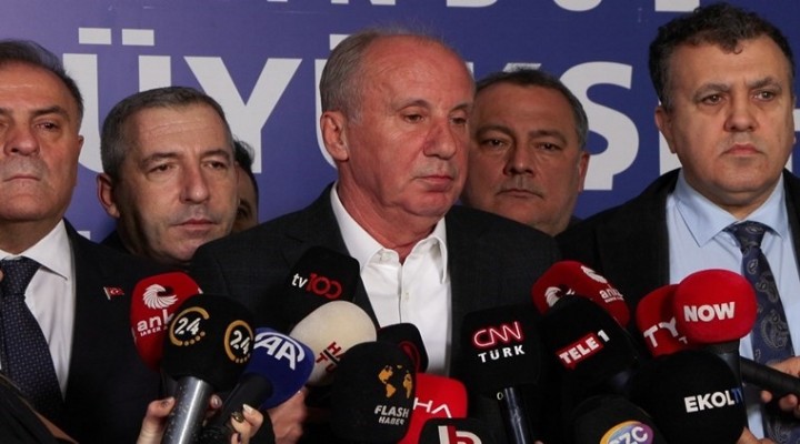 Muharrem İnce Saraçhane'de: Desteğim Ekrem İmamoğlu'yla