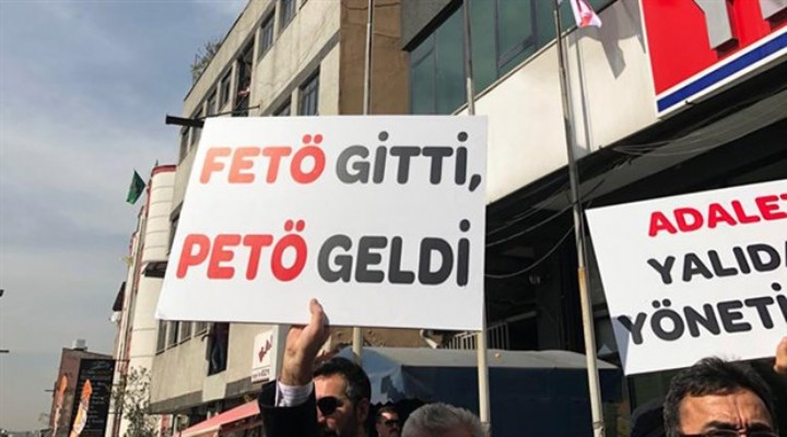 Murat Ağırel'in tutuklanmasına protesto: FETÖ gitti PETÖ geldi