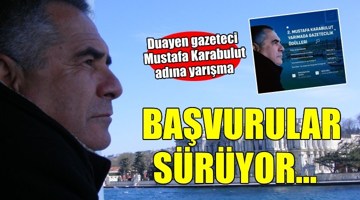 Mustafa Karabulut Yarımada Gazetecilik Ödülleri'nde başvurular sürüyor