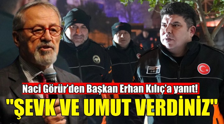 Naci Görür'den Başkan Erhan Kılıç'a yanıt!