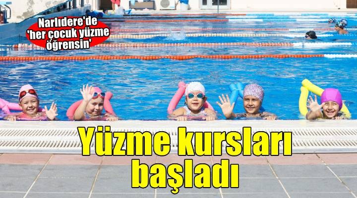 Nalıdere'de yüzme kursları başladı