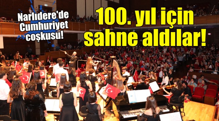 Narlıdere Belediyesi, Çocuk Senfoni Orkestrası 100. yıl için sahne aldı!