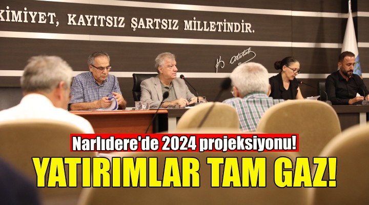 Narlıdere'de yatırımlar hız kesmeyecek!