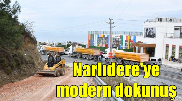 Narlıdere'de sokaklara modern dokunuş