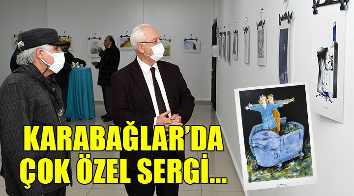 Nasreddin Hoca Yarışması'nın karikatürleri Karabağlar'da...