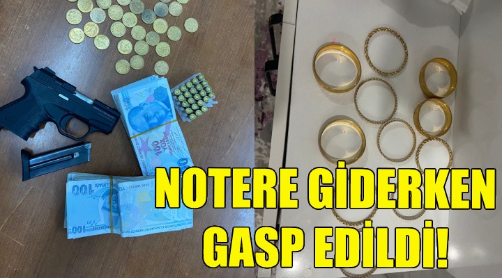 Notere giderken gasp edildi!