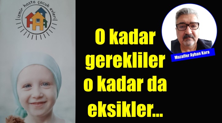 O KADAR GEREKLİLER O KADAR DA EKSİKLER