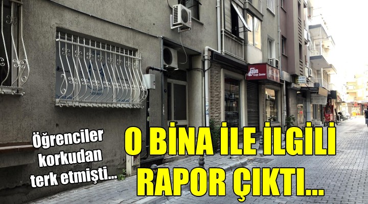 O bina ile ilgili rapor ortaya çıktı..