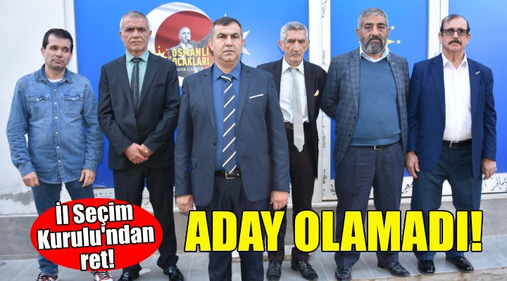 Ocak Partisi'nin İzmir Büyükşehir adayına İl Seçim Kurulu'ndan ret!