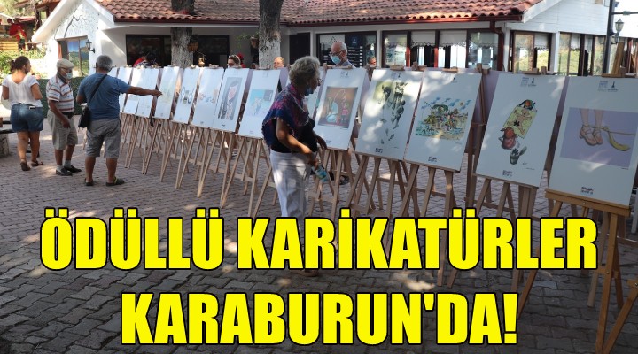 Ödüllü karikatürler Karaburun'da!