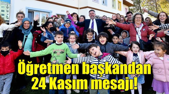 Öğretmen Başkan'dan mesaj: Eğitimde Türkiye'ye rol model olduk!