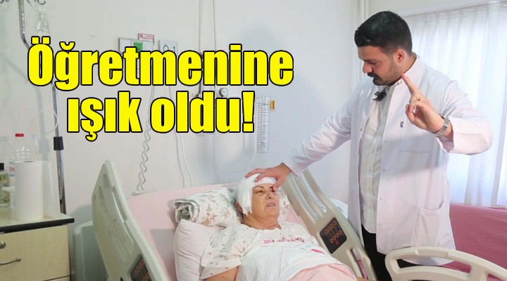 Öğretmenine ışık oldu!