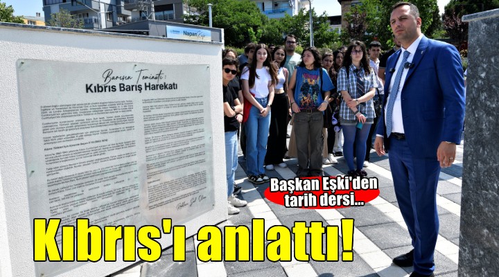 Ömer Eşki öğrencilere Kıbrıs’ı anlattı