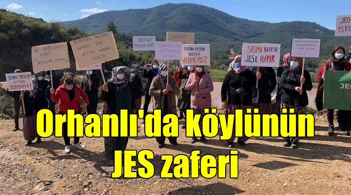 Orhanlı'da köylünün JES zaferi