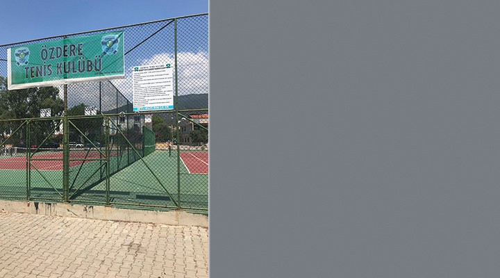 Özdere'de tenis kortu krizi... CHP'li Başkan'a kızdılar ama...