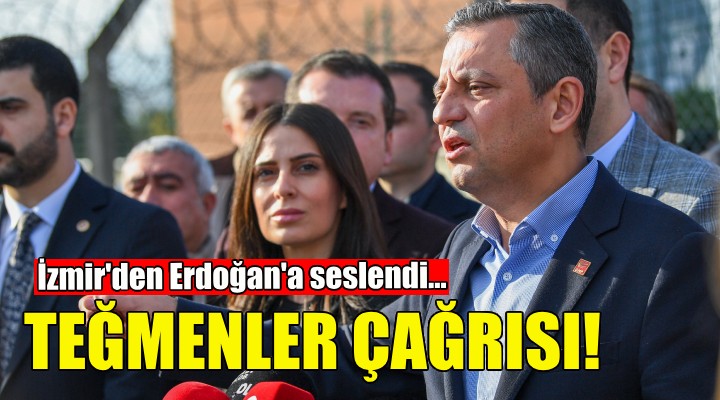 Özel'den Erdoğan'a 'teğmenler' çağrısı!