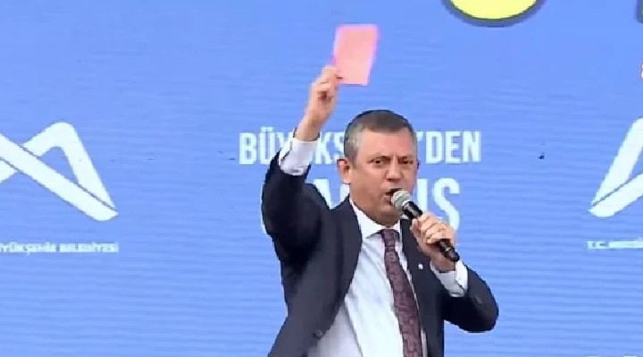 Özgür Özel'den iktidara kırmızı kart... Sosyal medyada sert tepki!