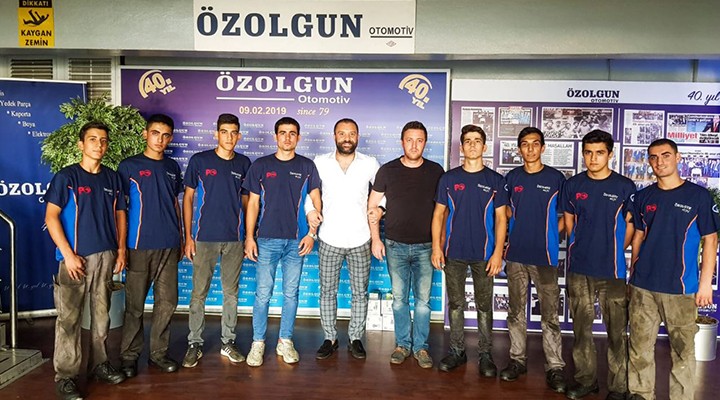 Özolgun Otomotiv'den gençlere destek