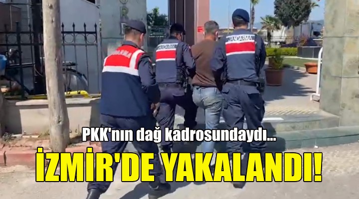 PKK'nın dağ kadrosundaydı... İzmir'de yakalandı!