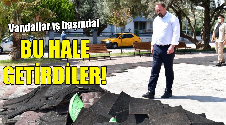 Parkı bu hale getirdiler!