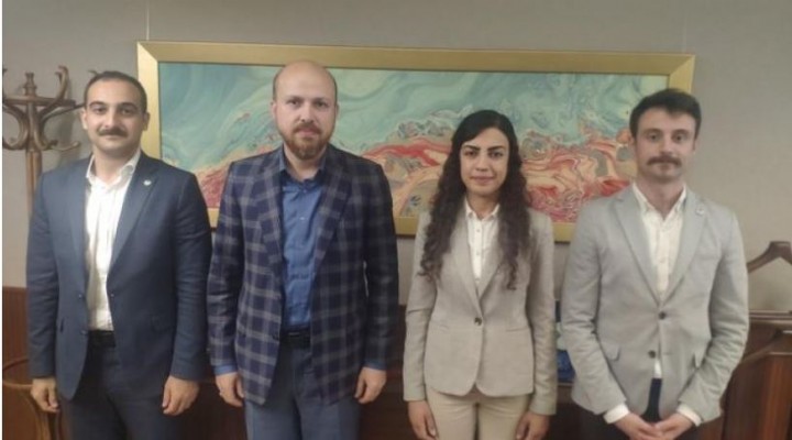 Perinçek'in gençlik örgütü, Bilal Erdoğan'ı ziyaret etti