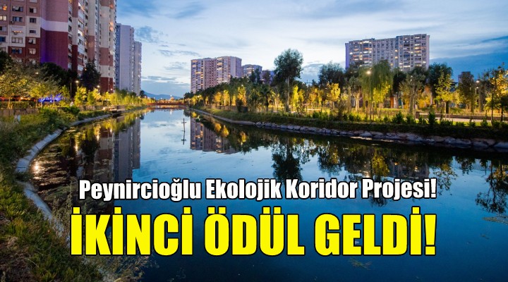 Peynircioğlu Ekolojik Koridor Projesi'ne ikinci ödül!