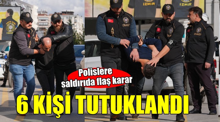 Polise saldırıda flaş gelişme.. 6 kişi tutuklandı!