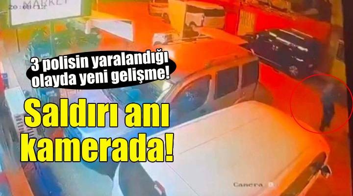 Polise silahlı saldırı anı kamerada!