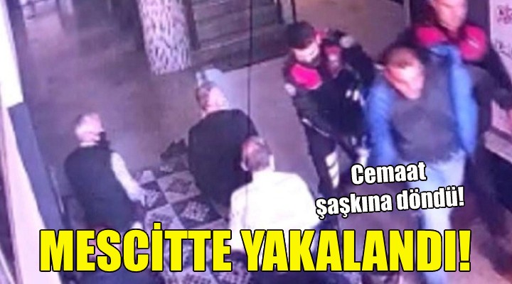 Polisten kaçtı mescitte yakalandı!