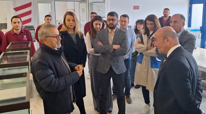 Prof. Dr. Naci Görür İzmir'deki yapı ve zemin laboratuvarını ziyaret etti!