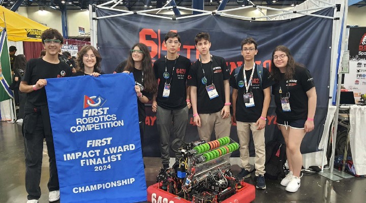 Robotik takıma ABD'de 'Impact Award' ödülü