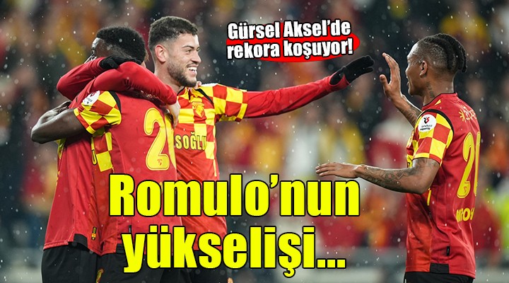 Romulo, Gürsel Aksel'de rekora koşuyor!