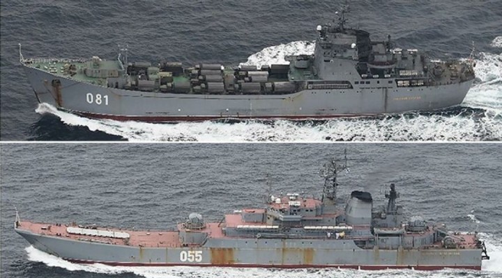 Rus gemileri Ukrayna'ya silah taşıyor!