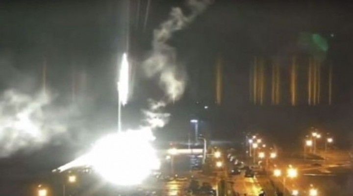 Rusya, Ukrayna'nın nükleer santralini vurdu!