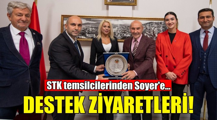 STK temsilcilerinden Soyer'e destek ziyaretleri!