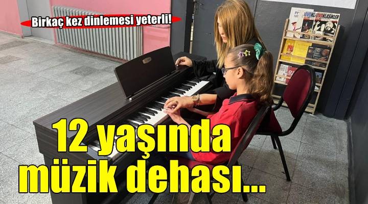 Sadece yüzde 5 görebilen Belinay, yalnızca bir kez dinlediği eserleri piyanoda çalıyor