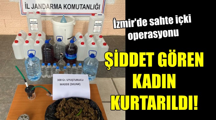 Sahte içki operasyonu... Şiddet gören kadın kurtarıldı!