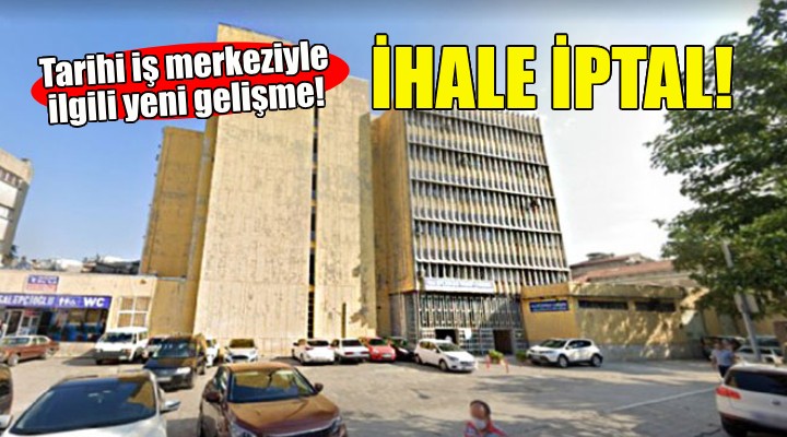 Salepçioğlu İş Merkezi ihalesi iptal edildi!