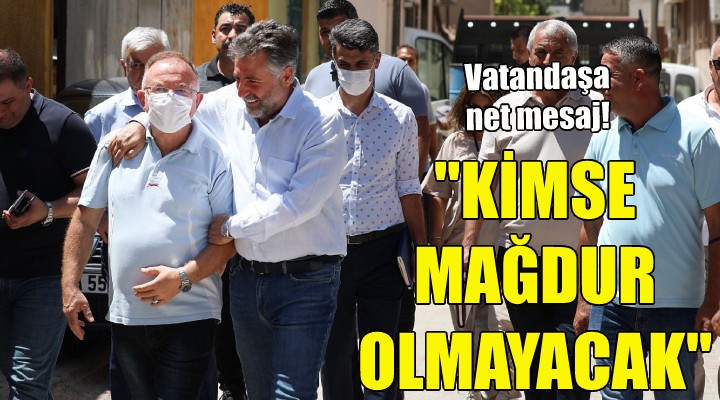 Sandal: Kimse mağdur olmayacak!