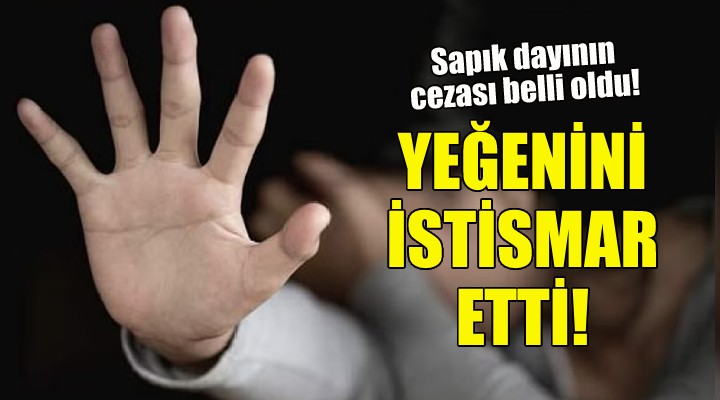 Sapık dayının cezası belli oldu!
