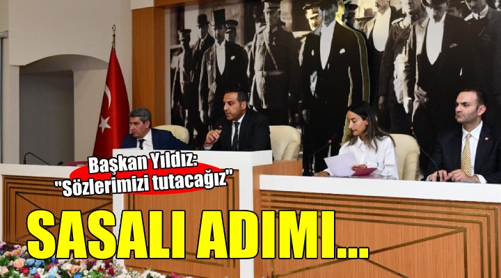 Sasalı imar sorunu için önemli adım...