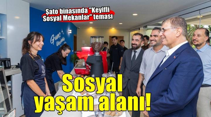 Şato'nun terasları İzmirliler için sosyal yaşam alanına dönüştü